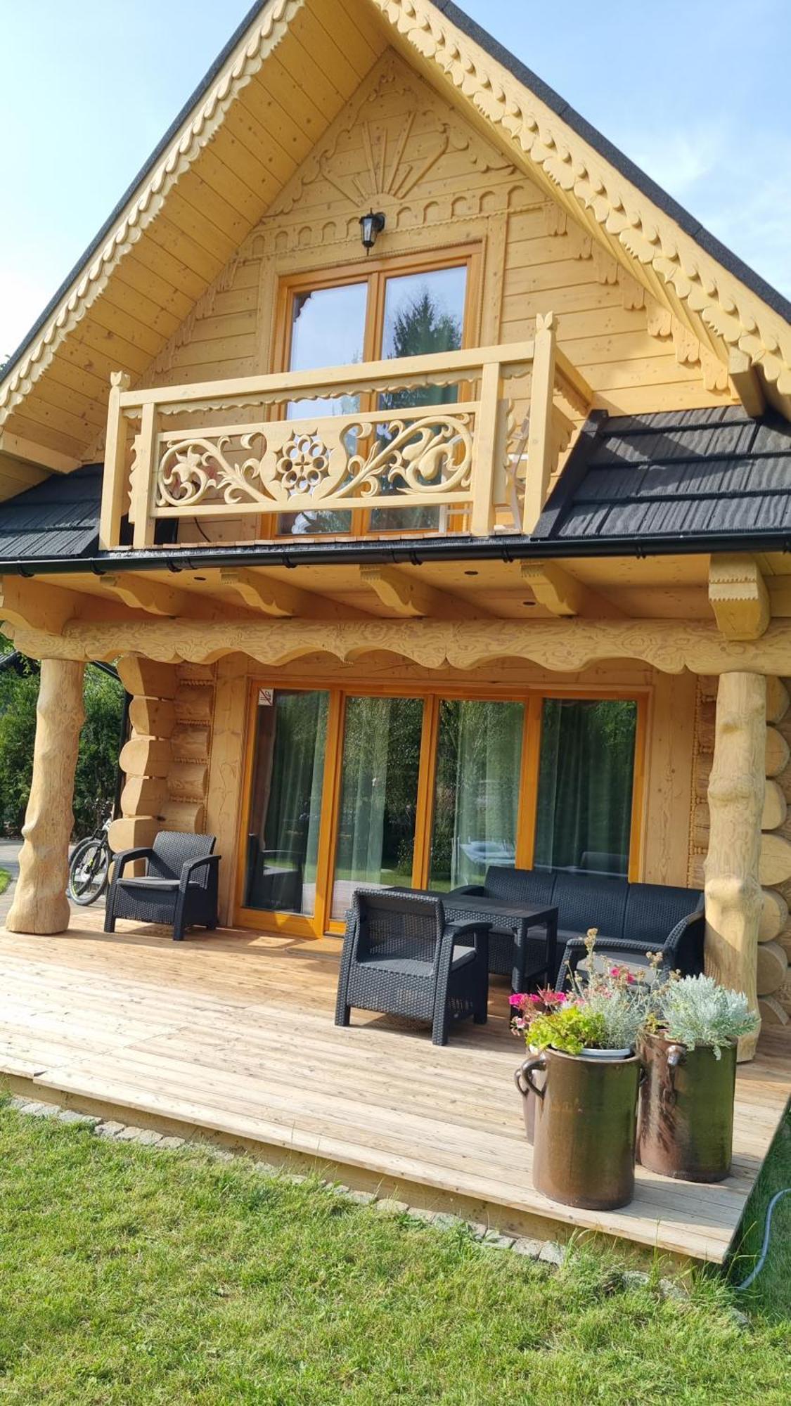 Czarny Kot Z Kominkiem I Sauna Chalet