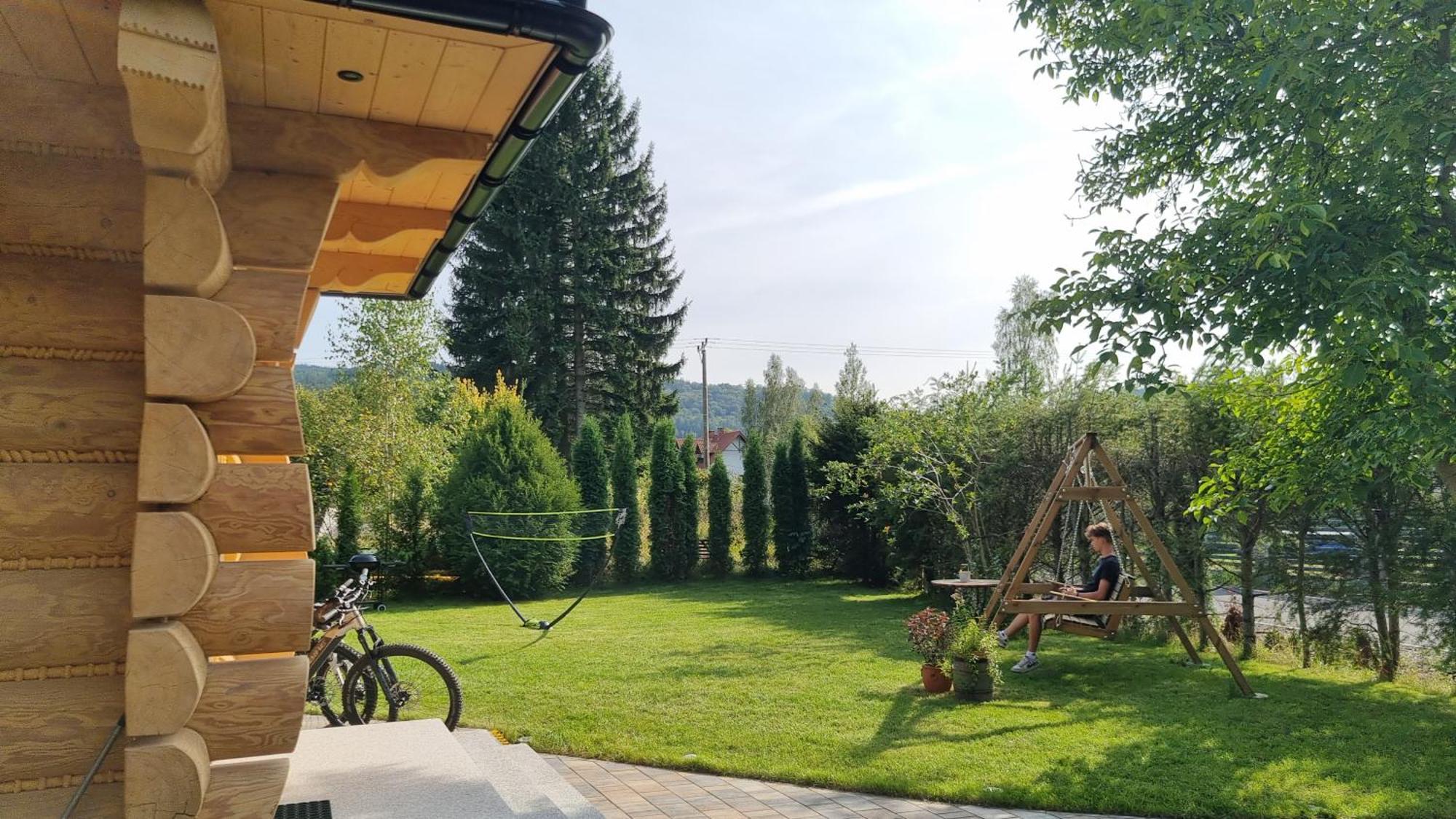 Czarny Kot Z Kominkiem I Sauna *