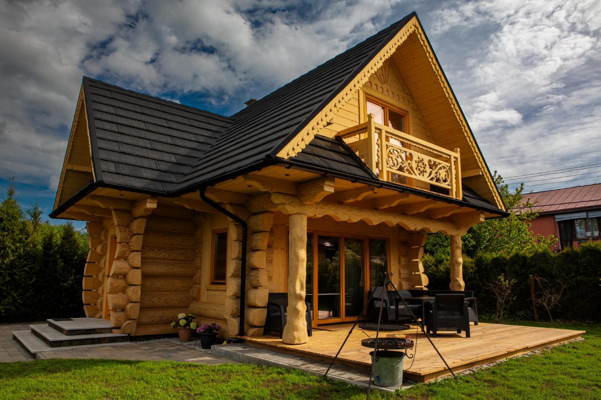 Czarny Kot Z Kominkiem I Sauna Chalet Janowice Wielkie